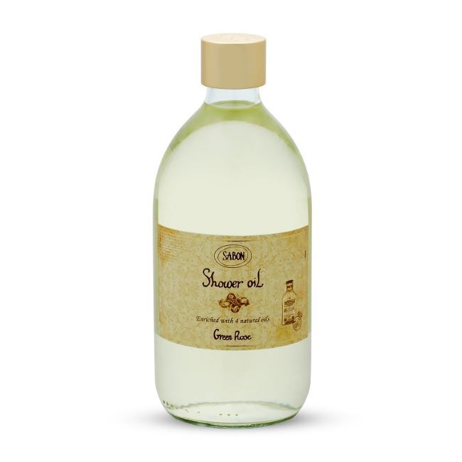 SABON「ｼｬﾜｰｵｲﾙ　500mL」|ボディクレンジング|グリーン・ローズ