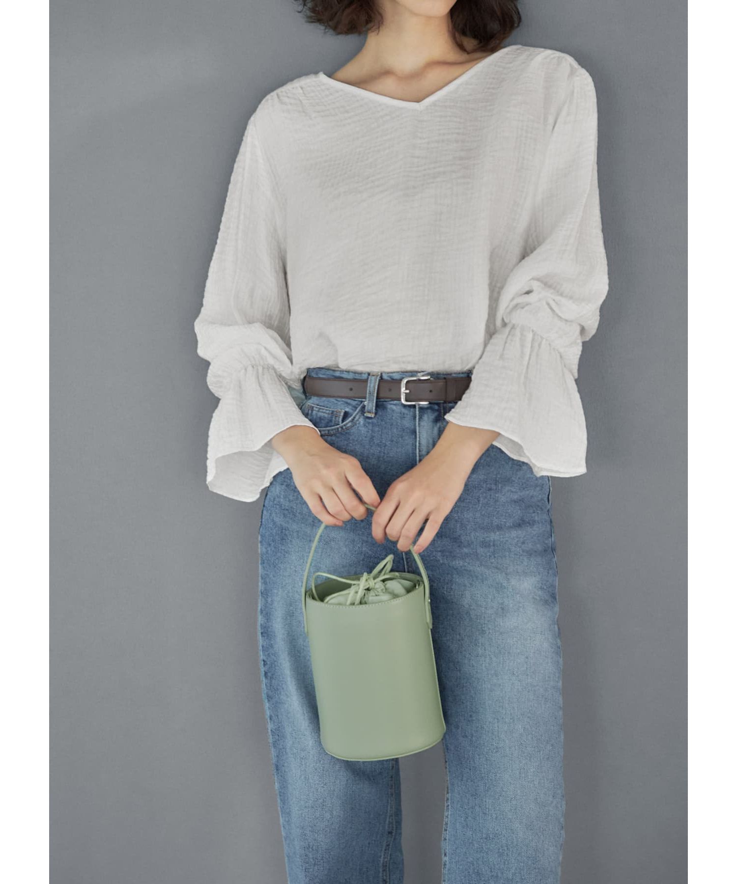 STYLE DELI「2WAY筒形スモールバケツバッグ」|ハンドバッグ|