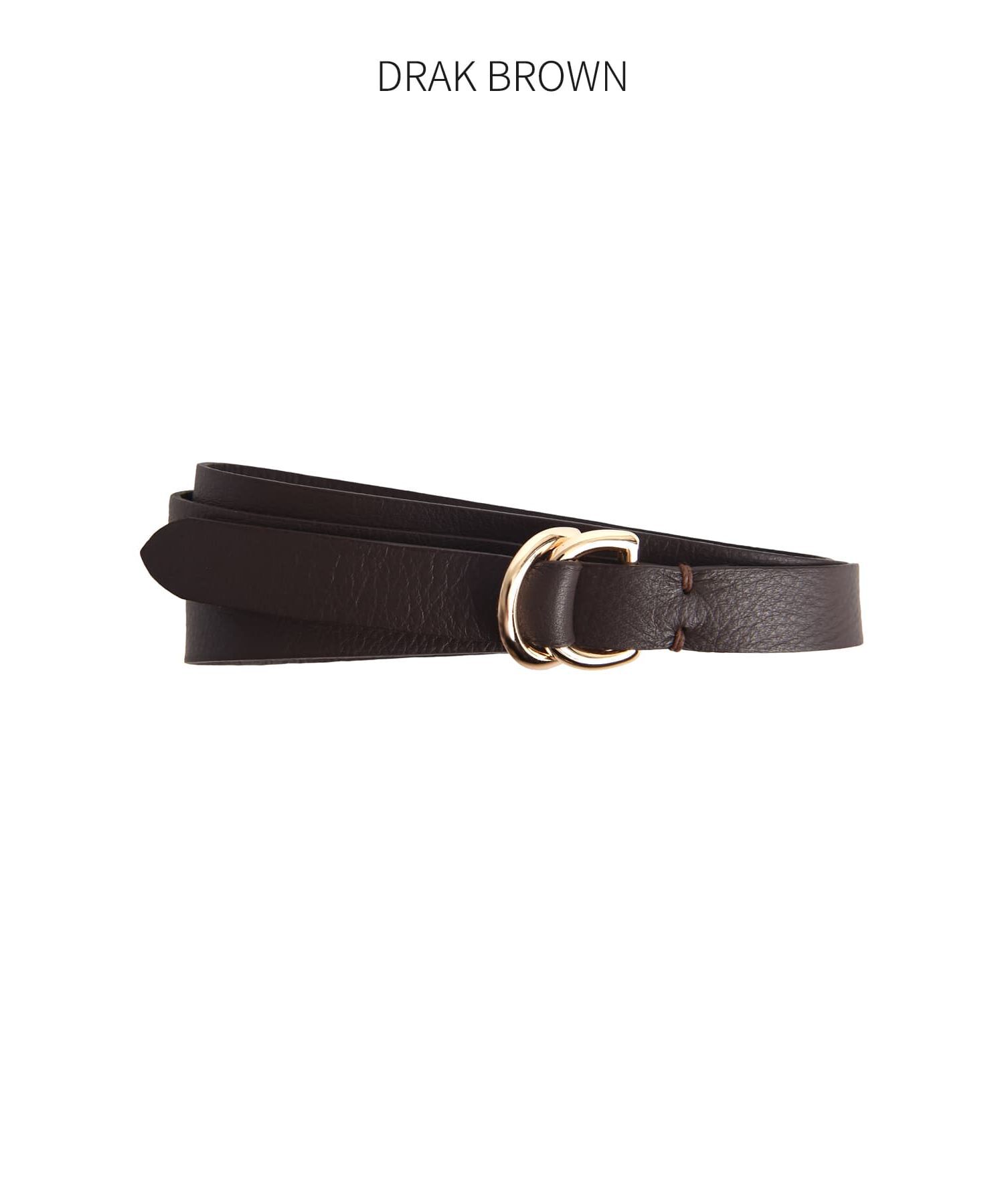 STYLE DELI「結ぶロングレザーベルト20mm／GD金具」|ベルト|