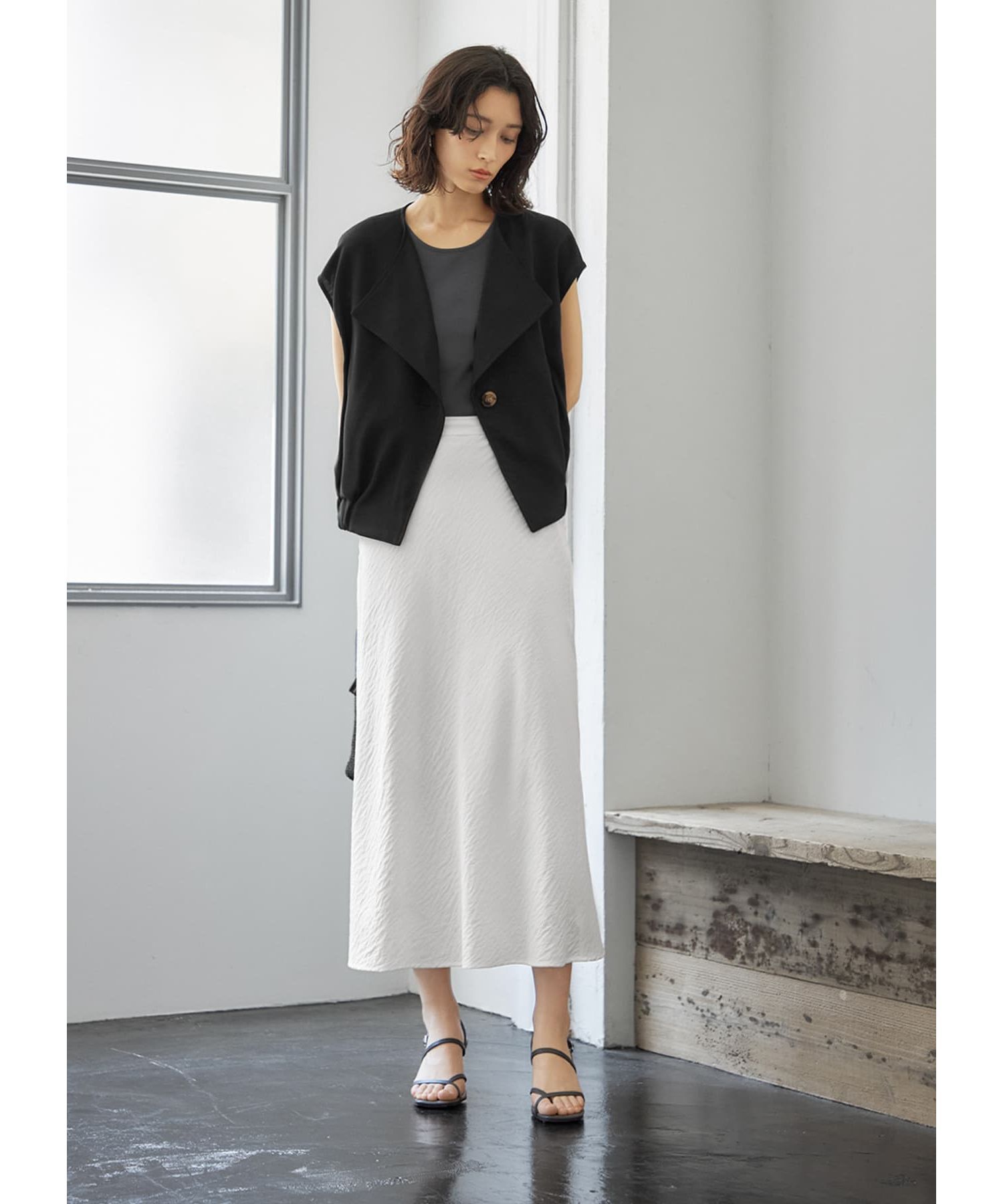 STYLE DELI「麻調オープンカラーサマージャケット」|その他|