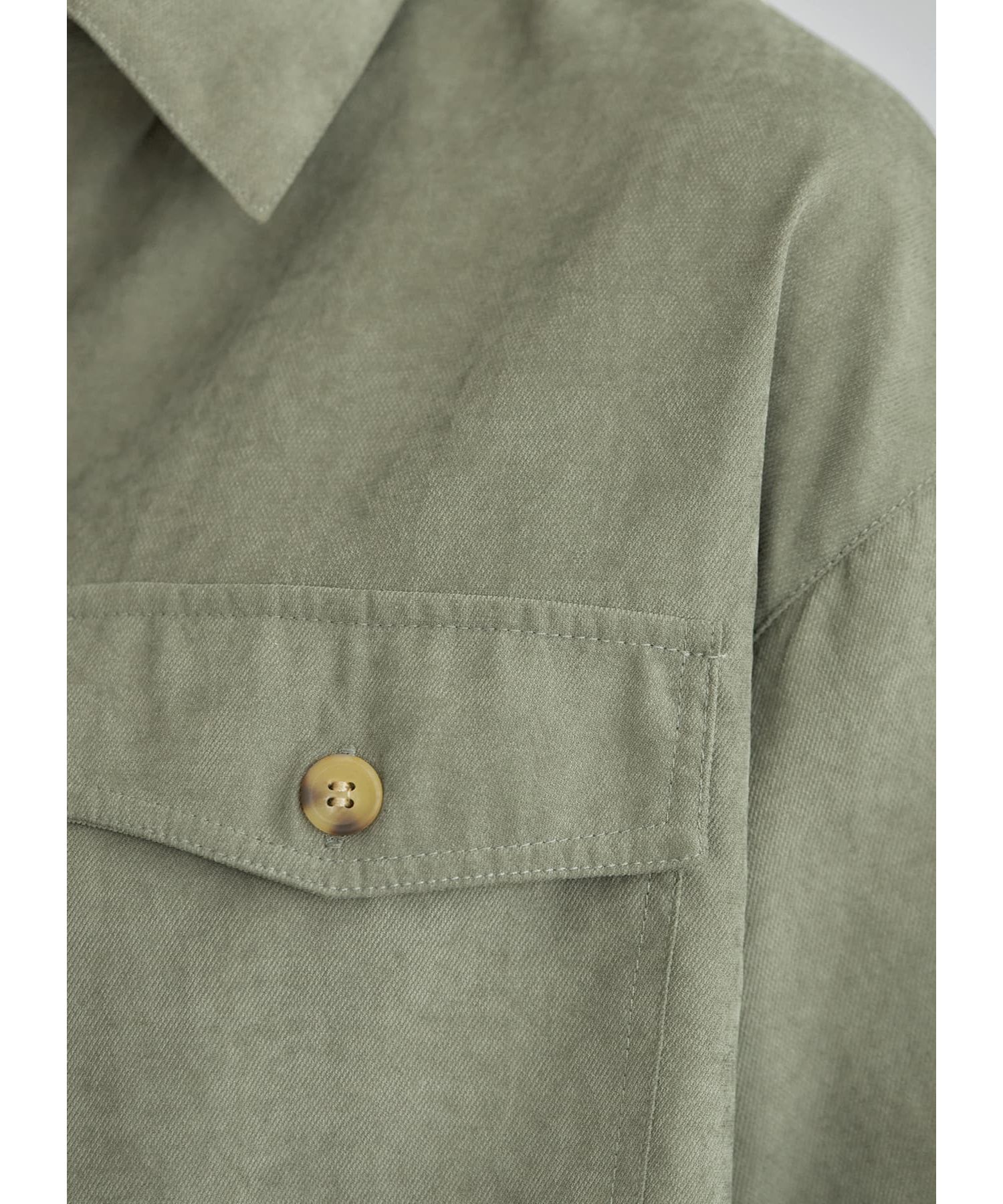 STYLE DELI「ピーチツイルオーバーサイズシャツ」|シャツ・ブラウス|