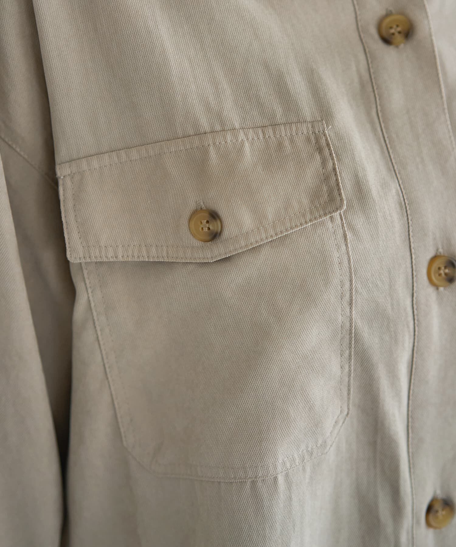 STYLE DELI「ピーチツイルオーバーサイズシャツ」|シャツ・ブラウス|