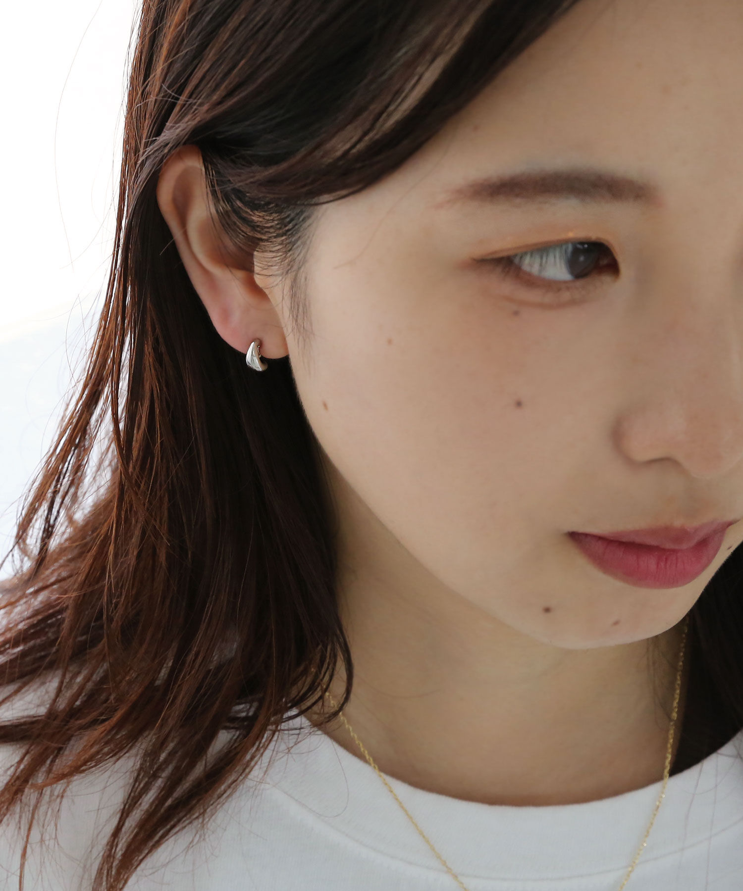  「miniループフィット・ティアドロップイヤリング」|イヤリング|