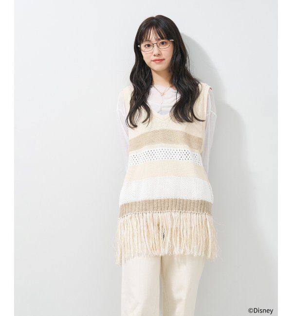  「メガネ Disney PRINCESS アリエル (カジュアルライン) ディズニープリンセス レンズ交換券付」|メガネ|薄ブラウン