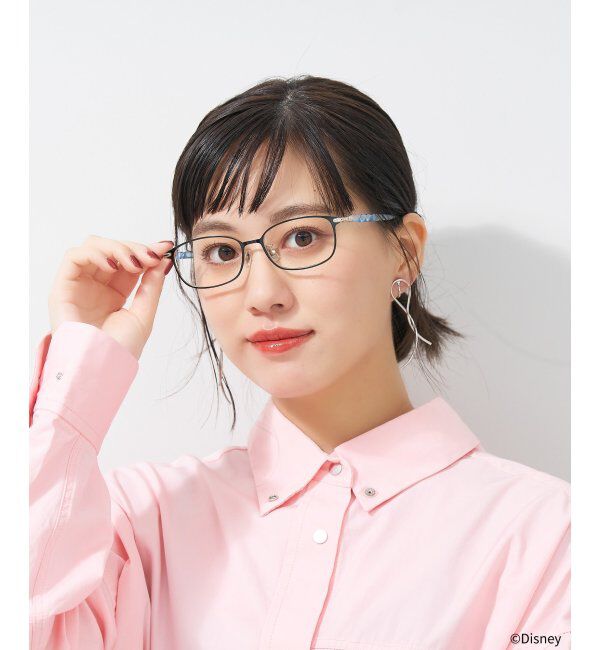  「メガネ Disney PRINCESS アリエル (カジュアルライン) ディズニープリンセス レンズ交換券付」|メガネ|