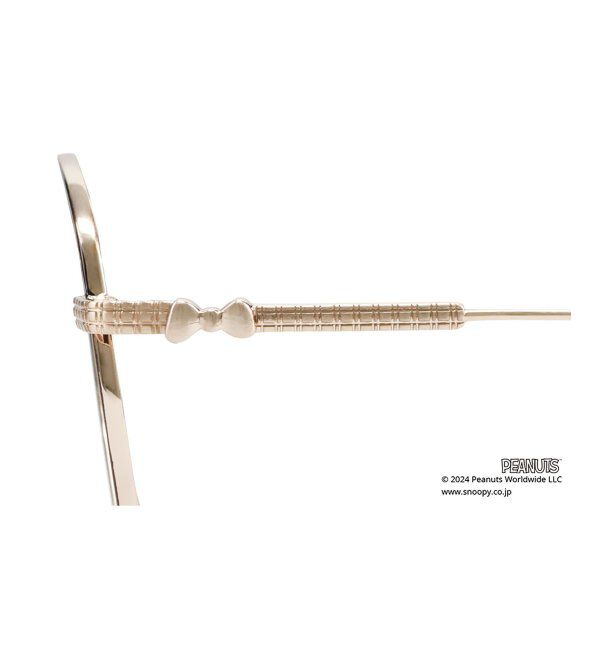  「ボストン型 メガネ | Zoff PEANUTS COLLECTION 4 (ジョープレッピー モデル) スヌーピー  レンズ交換券付」|メガネ|