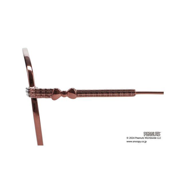  「ボストン型 メガネ | Zoff PEANUTS COLLECTION 4 (ジョープレッピー モデル) スヌーピー  レンズ交換券付」|メガネ|