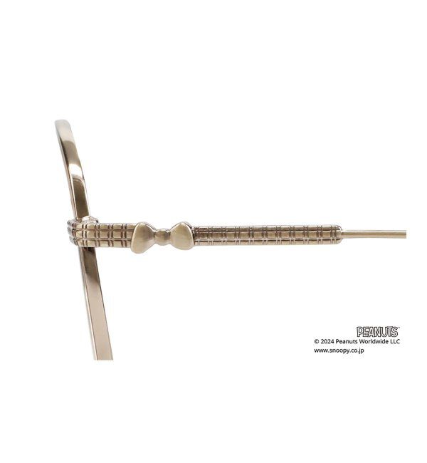  「ボストン型 メガネ | Zoff PEANUTS COLLECTION 4 (ジョープレッピー モデル) スヌーピー  レンズ交換券付」|メガネ|