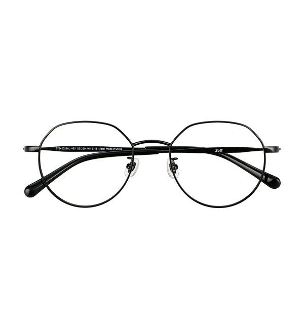  「[中顔面短縮みえメガネ]Zoff｜メガネ｜メタルフレーム 伊達・度付き｜FASHION METAL レンズ交換券付」|メガネ|