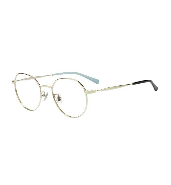  「[中顔面短縮みえメガネ]Zoff｜メガネ｜メタルフレーム 伊達・度付き｜FASHION METAL レンズ交換券付」|メガネ|