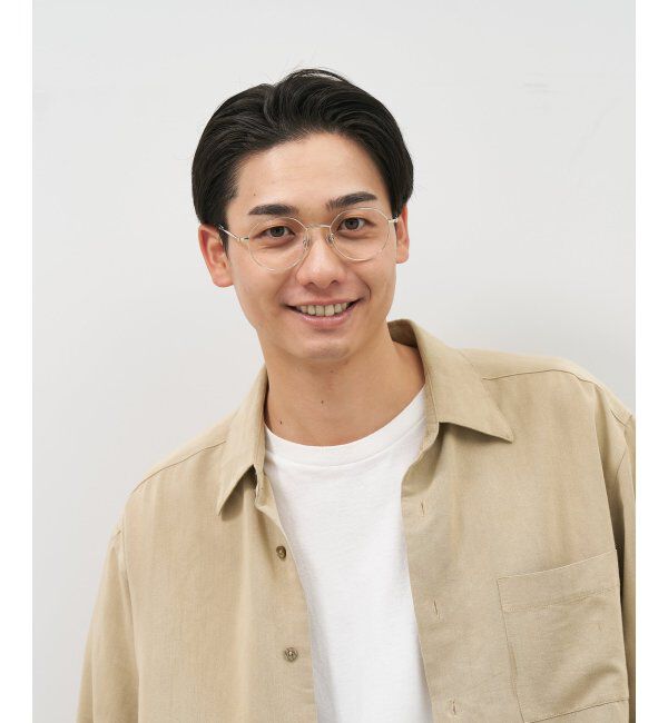  「[中顔面短縮みえメガネ]Zoff｜メガネ｜メタルフレーム 伊達・度付き｜FASHION METAL レンズ交換券付」|メガネ|