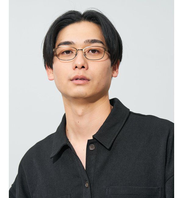  「ウェリントン型 メガネ | メタル 大人可愛い 伊達メガネ レディース レンズ交換券付」|メガネ|