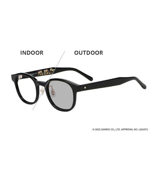  「【WEB限定】Zoff｜はぴだんぶい 調光サングラス｜紫外線で色が変わる 紫外線対策 UVカット｜グッズ  」|サングラス|