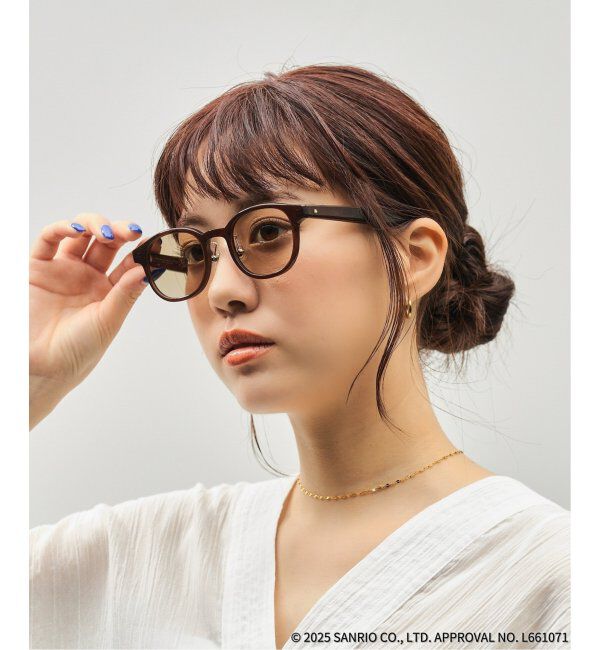  「【WEB限定】Zoff｜はぴだんぶい 調光サングラス｜紫外線で色が変わる 紫外線対策 UVカット｜グッズ  」|サングラス|