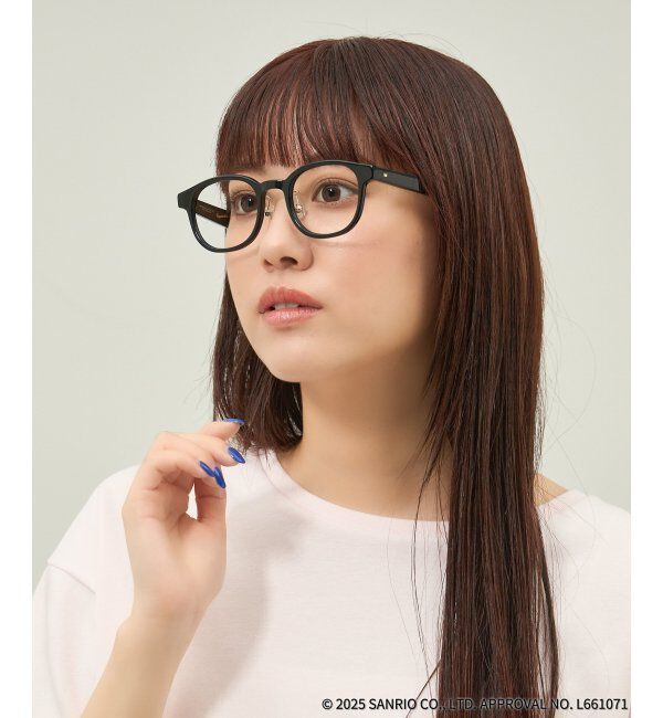  「Zoff｜はぴだんぶい 【バッドばつ丸 モデル】 メガネ｜伊達・度付きメガネ｜グッズ   レンズ交換券付」|メガネ|