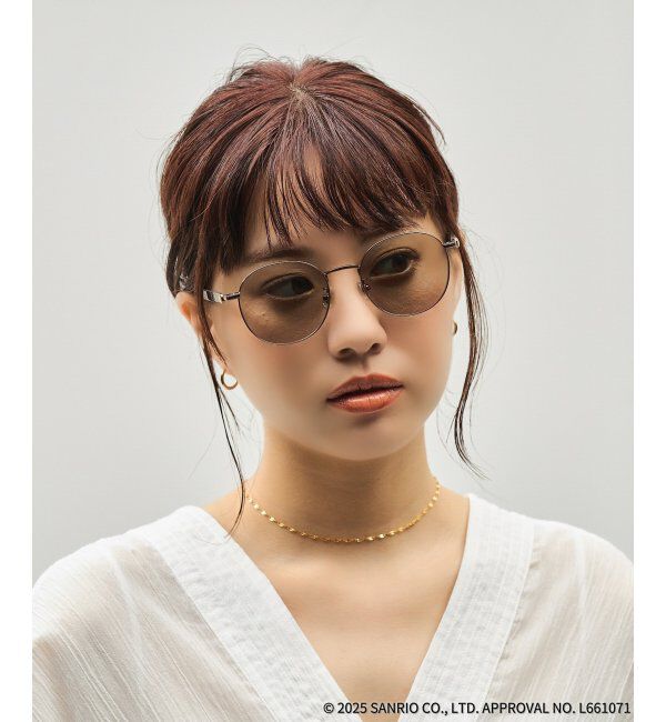  「Zoff｜はぴだんぶい 【ポチャッコ モデル】 サングラス｜紫外線対策 UVカット｜グッズ  」|サングラス|薄ブラウン