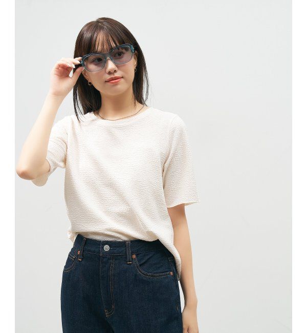  「Zoff｜takashi kumagai ウェリントン型 サングラス カラーレンズ｜大きめフレーム｜紫外線対策 UVカット  」|サングラス|