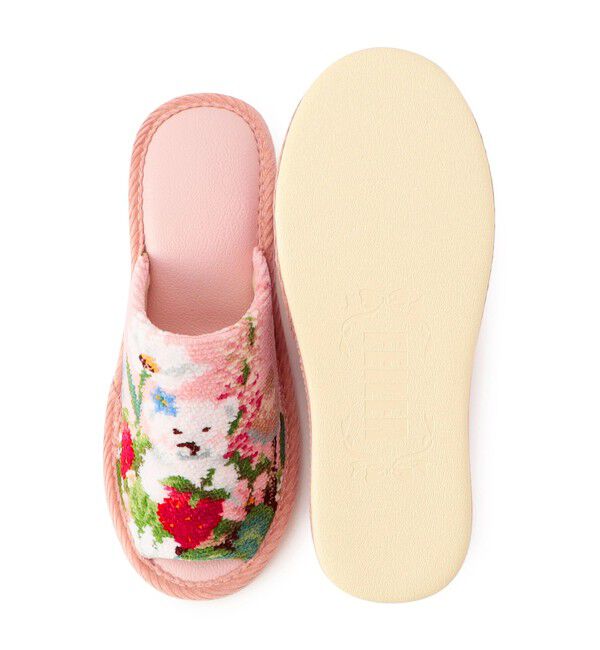 FEILER「ハブアワンダフルデイ！　ヒールスリッパ　HWD-241491」|ルームシューズ|