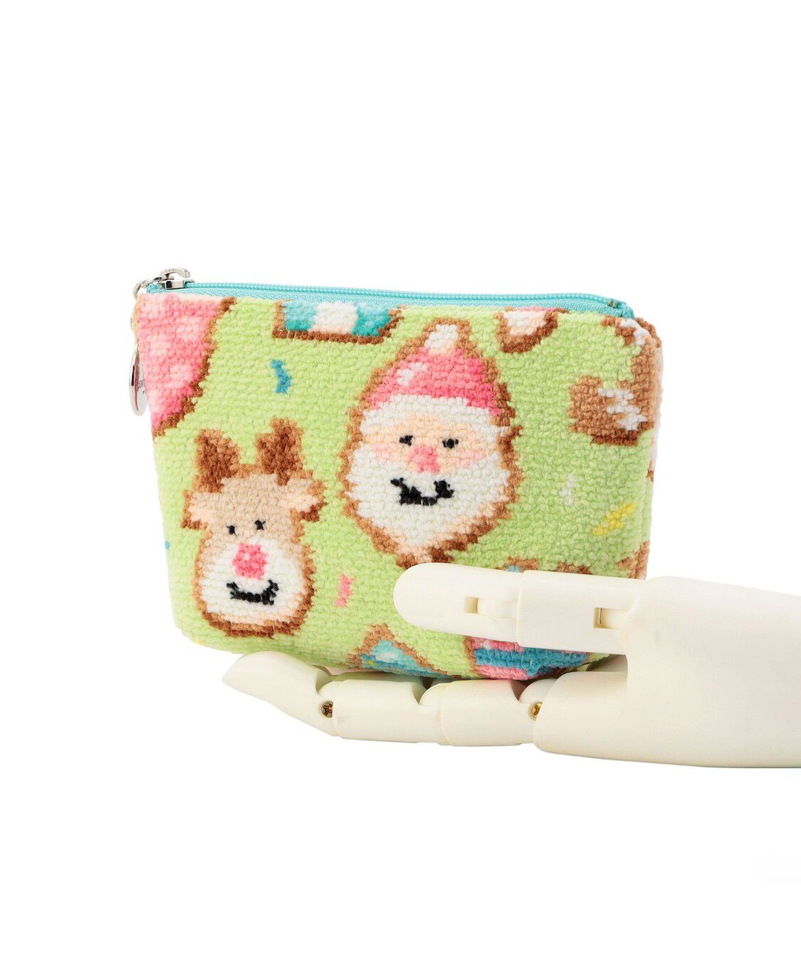 LOVERARY BY FEILER「クリスマスクッキーズ　舟型ポーチS　L/CMC-257150」|ポーチ|