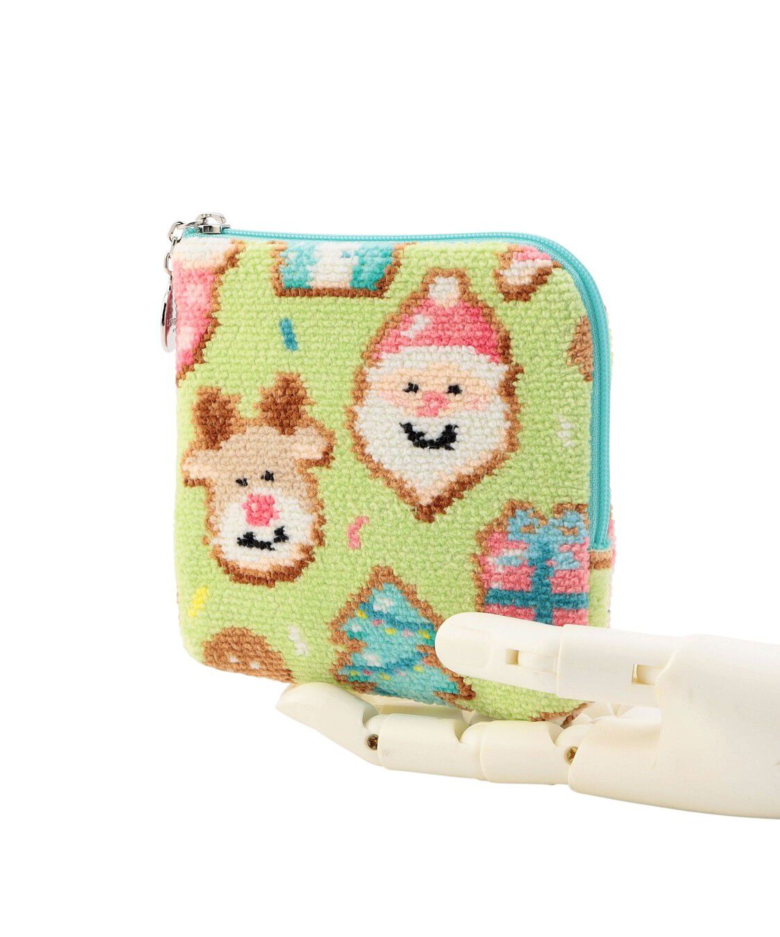 LOVERARY BY FEILER「クリスマスクッキーズ　スクエアポーチ　L/CMC-257151」|ポーチ|