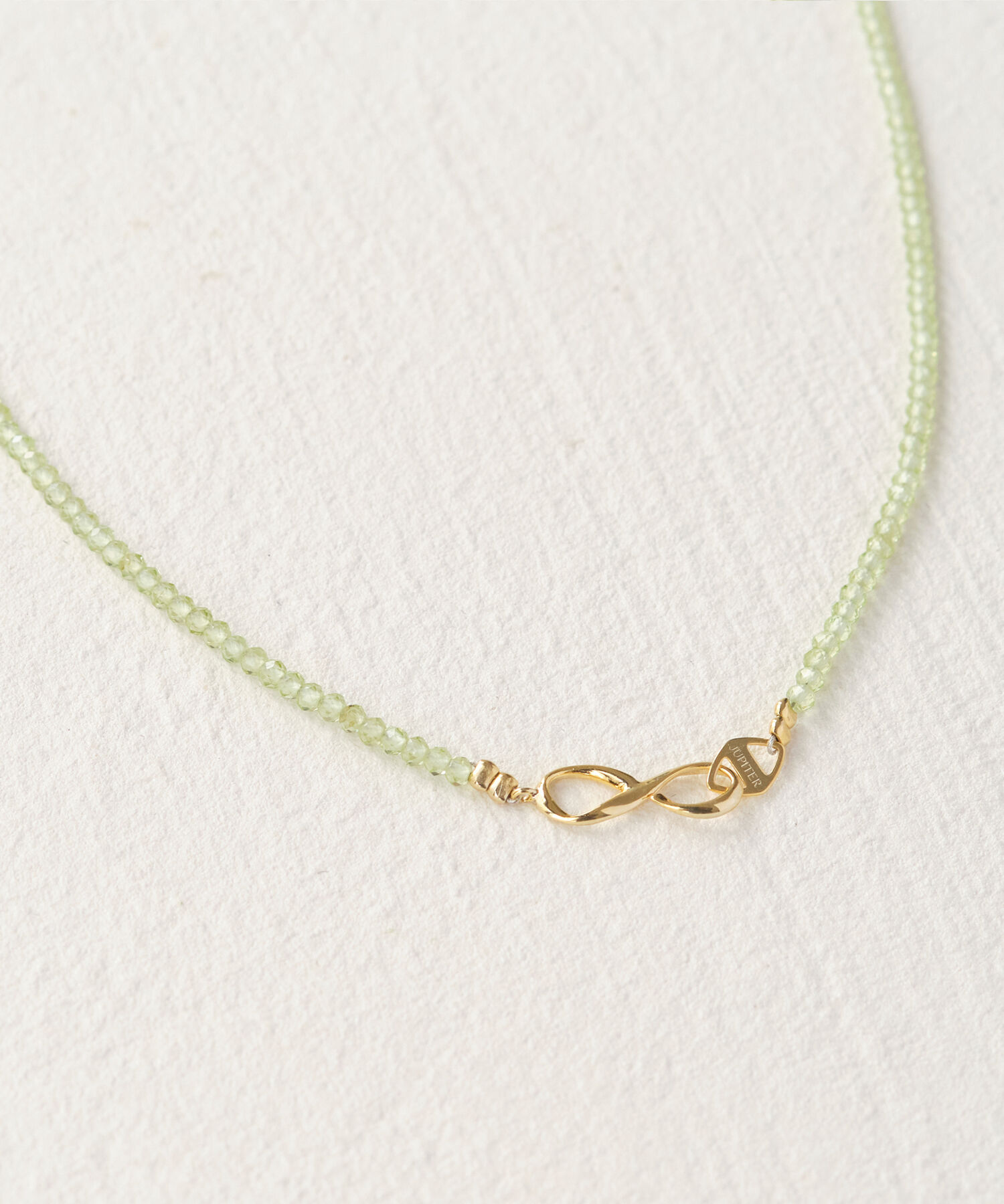 JUPITER「天然石ビーズネックレス/金属アレルギー対応/ニッケルフリー　ペリドット」|ネックレス|