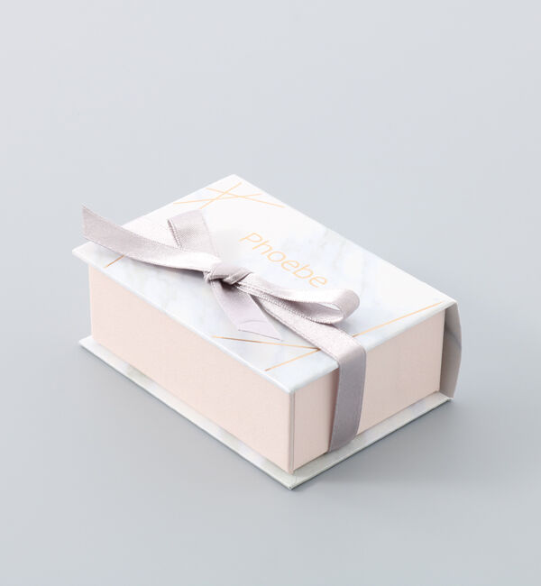 Phoebe「【K10】ローズバットピアス　ローズゴールド/BOX付き」|ピアス|