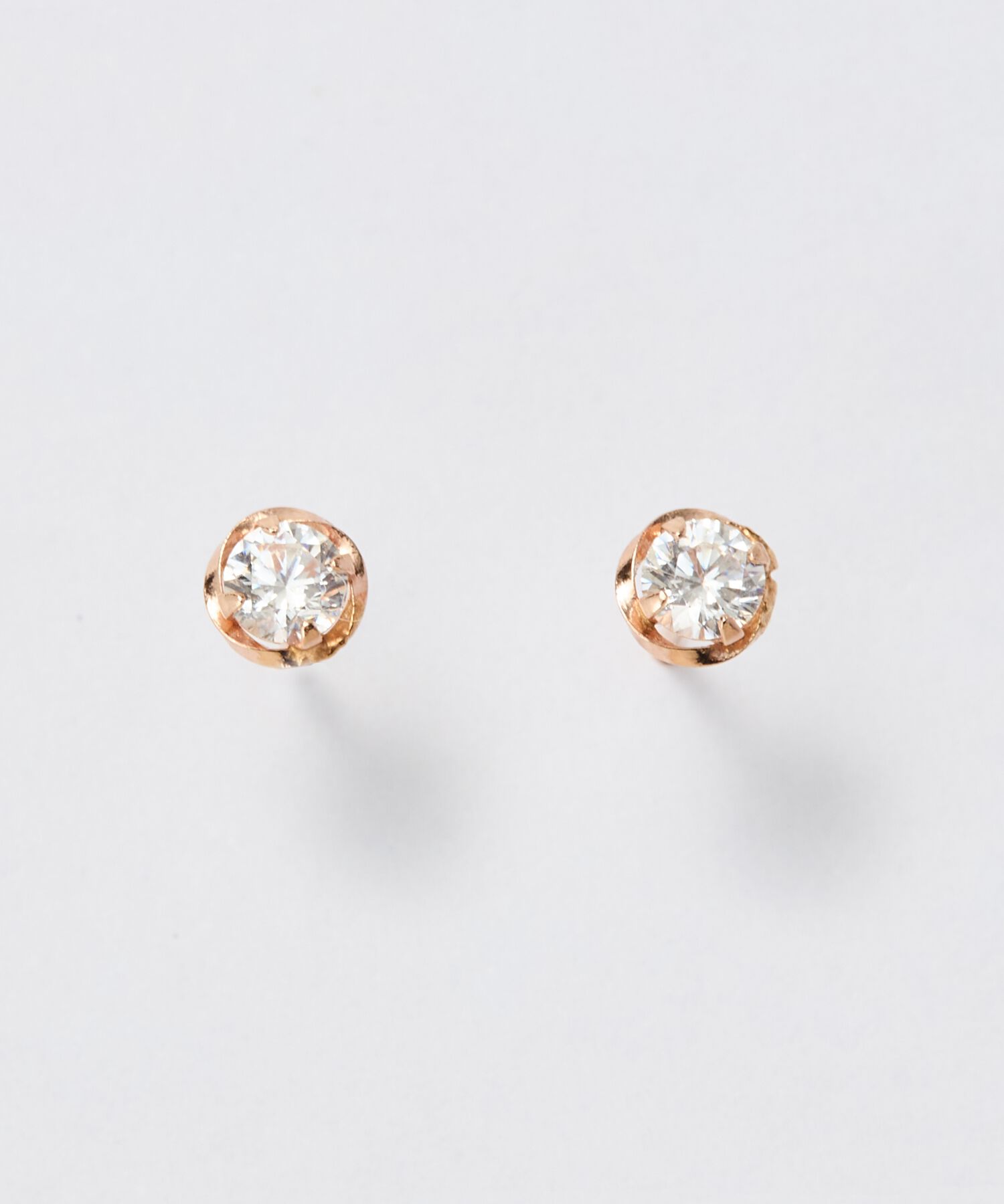 Phoebe「【K10】ローズバットピアス　ローズゴールド/BOX付き」|ピアス|ローズゴールド