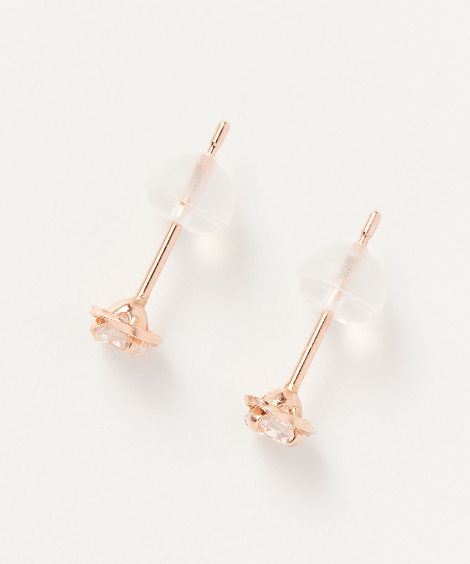 Phoebe「【K10】ローズバットピアス　ローズゴールド/BOX付き」|ピアス|