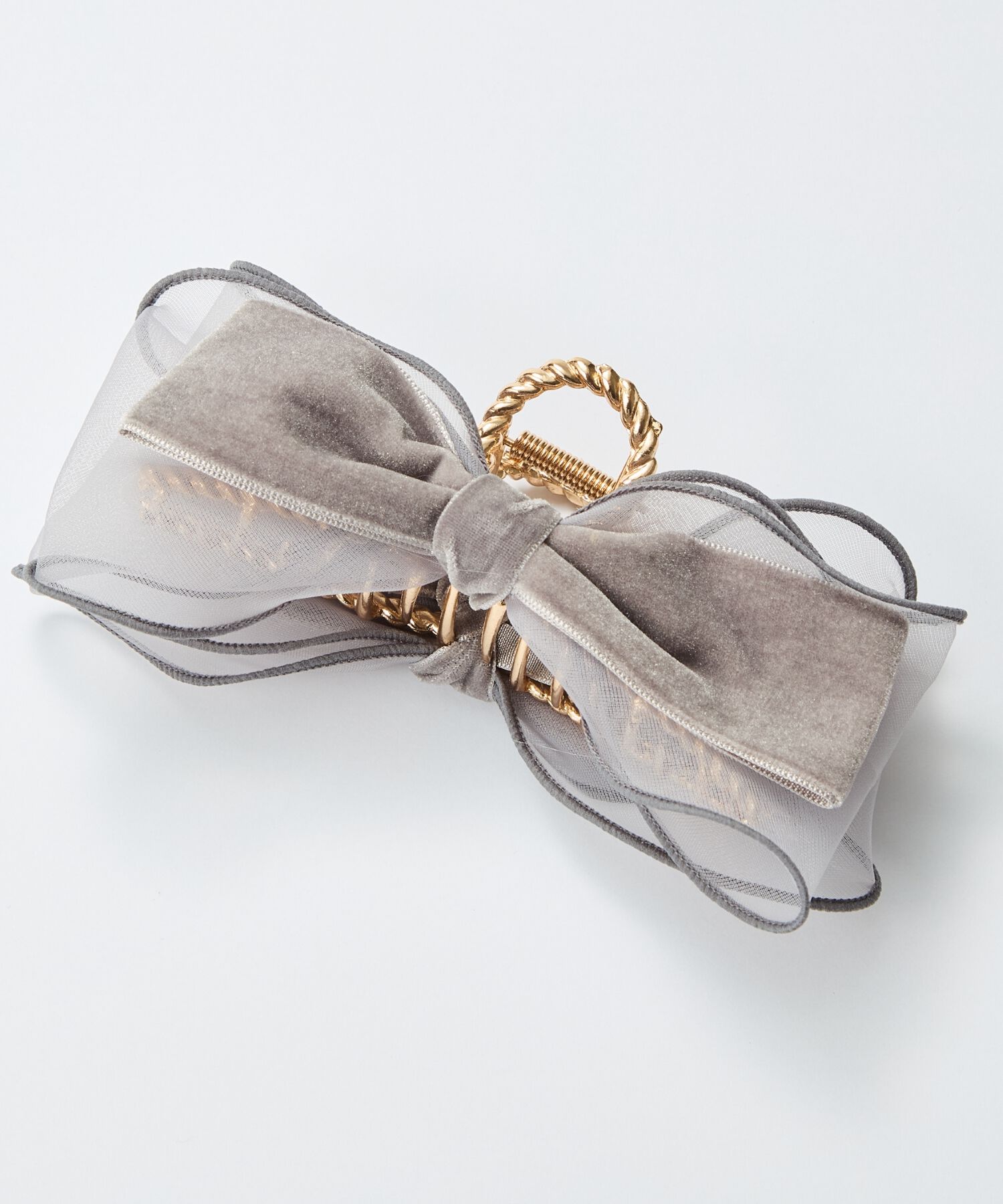 Phoebe「ボリュームベロアリボンバンスクリップ」|その他|