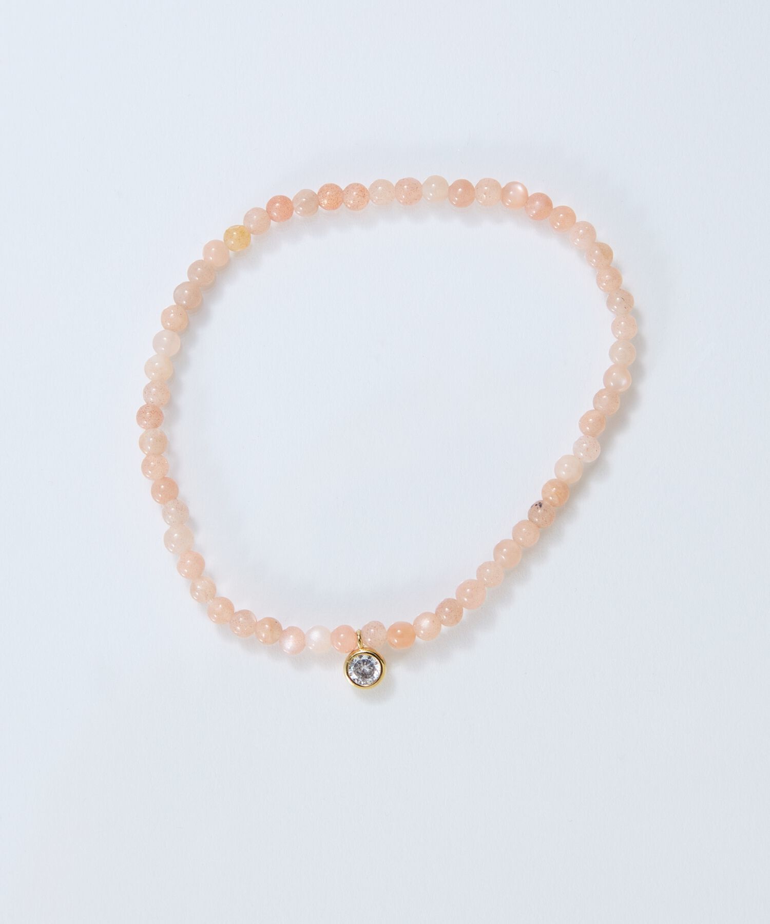 Phoebe「ウィスパーストーンブレスレット　ピンク/天然石」|ブレスレット・バングル|