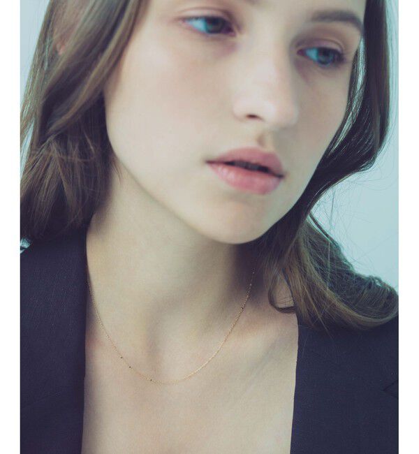 ete「K10YG ペタルチェーン ネックレス」|ネックレス|