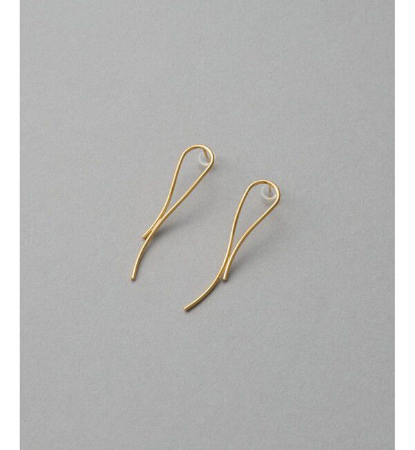 ete「カーヴィーライン ピアス」|ピアス|