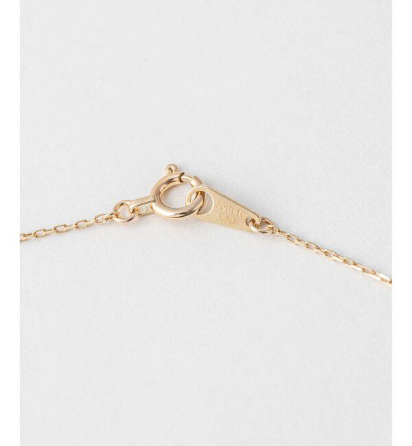 Jouete「K10YG レイヤー ブラウンダイヤモンド ネックレス」|ネックレス|