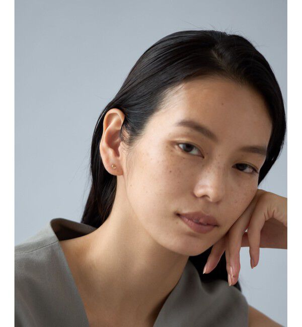 Jouete「[ピンズ] K10YG ピアス ルチレイテッドクォーツ」|ピアス|