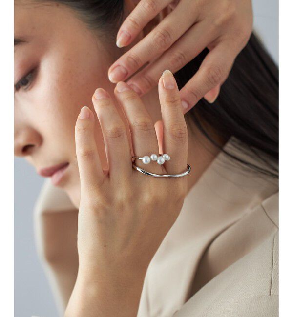 Jouete「[トゥーリング] レイヤード パール」|リング|