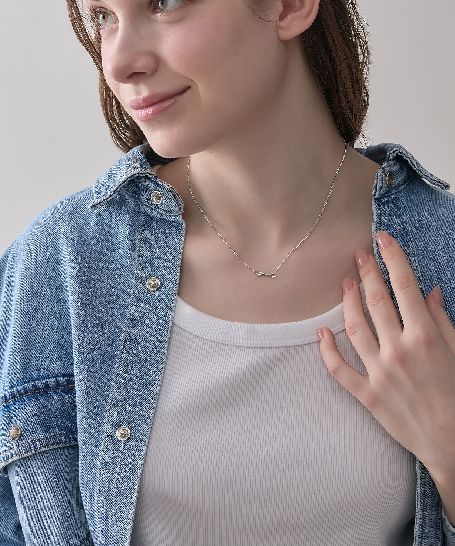 NOJESS「シルバーネックレス」|ネックレス|