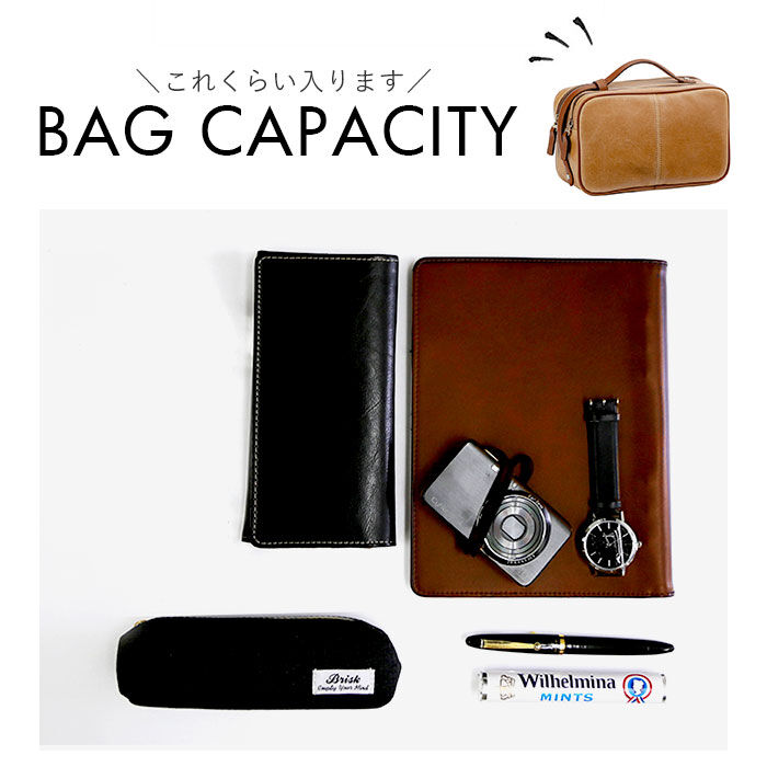 BACKYARD FAMILY「セカンドバッグ メンズ  通販 ダブルファスナー かっこいい 小さめ  クラッチバッグ 40代」|その他|