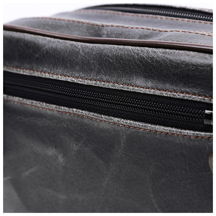 BACKYARD FAMILY「セカンドバッグ メンズ 通販 ダブルファスナー かっこいい 小さめ レザー クラッチバッグ 40代」|その他|