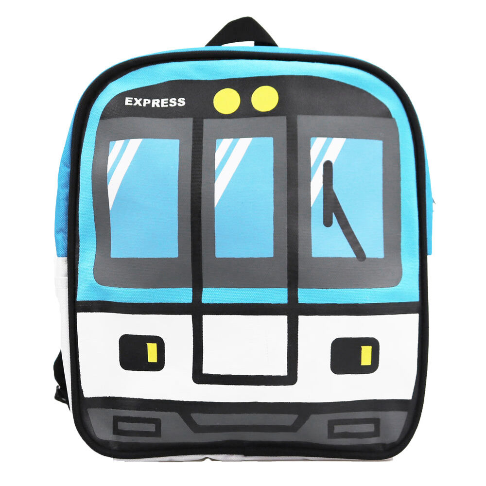 BACKYARD FAMILY「キッズ リュック 男の子 通販 デイパック トレインリュック ブランド ターンオーバー 幼稚園」|リュック|ブルー1