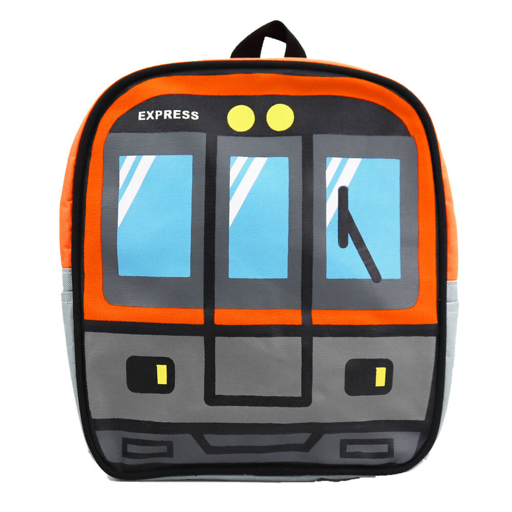 BACKYARD FAMILY「キッズ リュック 男の子 通販 デイパック トレインリュック ブランド ターンオーバー 幼稚園」|リュック|オレンジ1