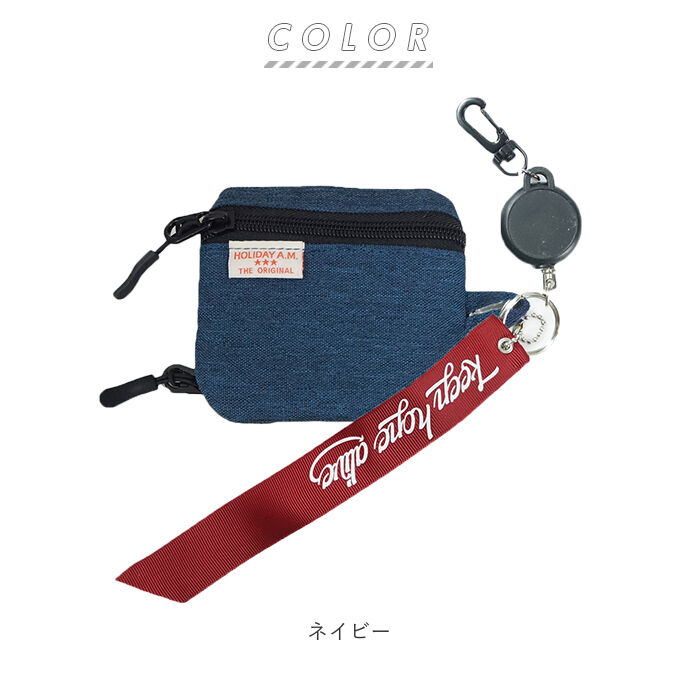 BACKYARD FAMILY「パスケース リール付き 通販 メンズ レディース 小銭入れ icカードケース おしゃれ」|定期入れ|