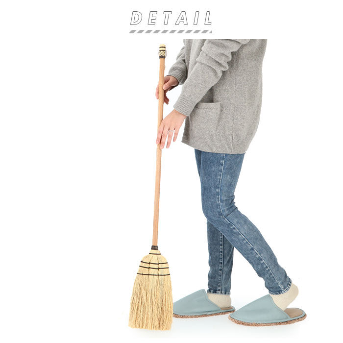 BACKYARD FAMILY「ほうき 室内 通販 ロング 長ほうき ホウキ  掃除グッズ 掃除 かわいい 可愛い Broom」|その他|