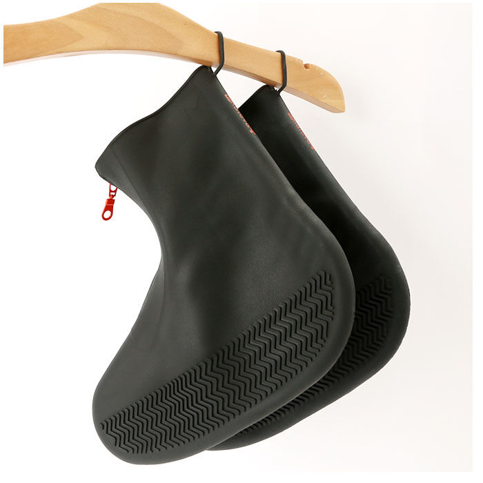 BACKYARD FAMILY「シューズカバー 防水 滑り止め 通販 シリコン ファスナー レインシューズ レインブーツ」|レインシューズ|