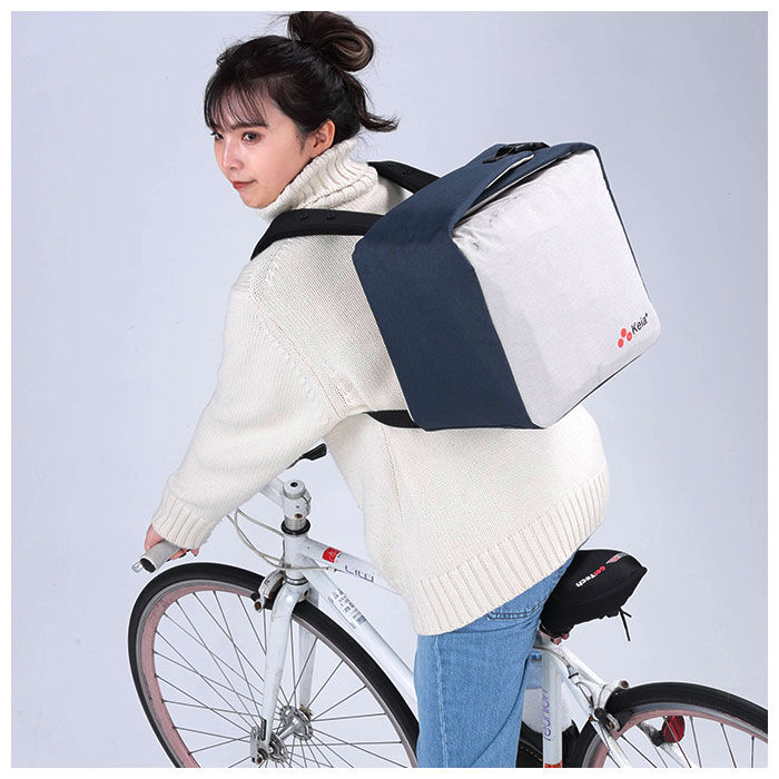 BACKYARD FAMILY「保冷バッグ 自転車 かご 通販 クーラーバッグ ショルダー リュック 前 かご バスケット」|エコバッグ|