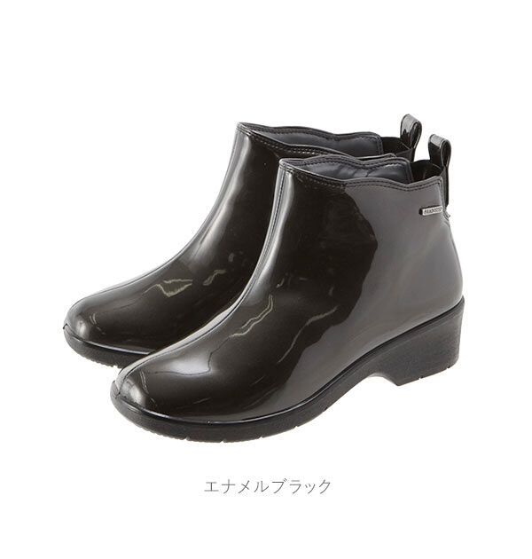 BACKYARD FAMILY「レインブーツ レディース ショート 通販 軽量 ヒール おしゃれ シンプル レインシューズ 長靴」|レインシューズ|