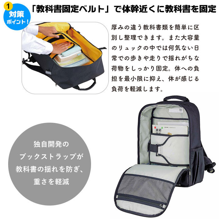 BACKYARD FAMILY「ラクサック スタンダード 24 通販 通学リュック 高校生 スクールバッグ リュック 軽量 」|リュック|