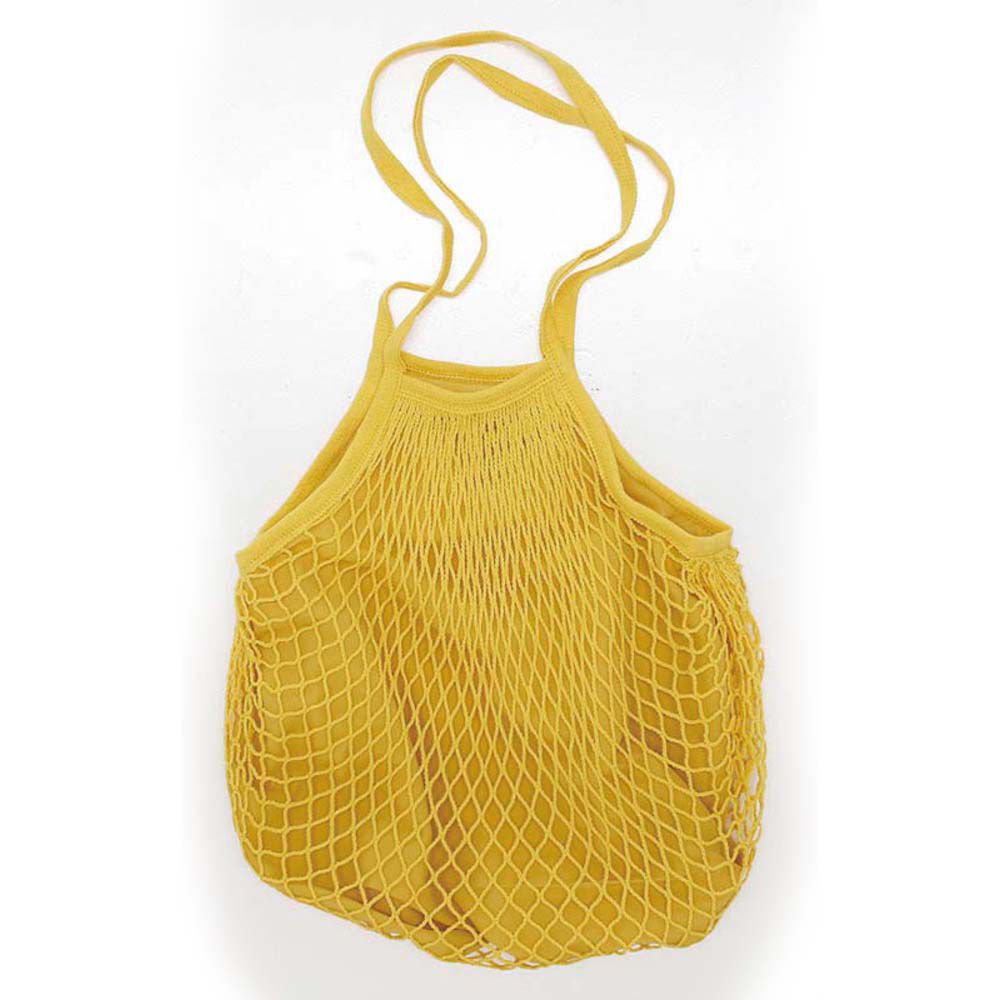 BACKYARD FAMILY「メッシュバッグ 大容量 通販 エコバッグ おしゃれ ネットバッグ 買い物バッグ ショルダーバッグ」|トートバッグ|イエロー1