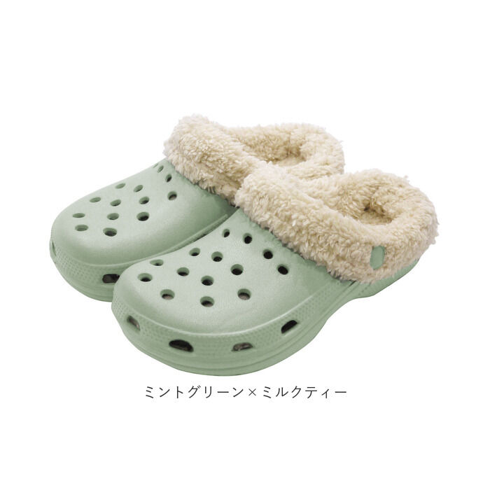 BACKYARD FAMILY「ボア サンダル キッズ 通販 女の子 男の子 冬 冬用 秋冬 あったか 暖かい ふわふわ もこもこ」|サンダル|