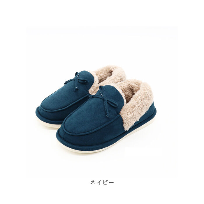 BACKYARD FAMILY「ルームシューズ かかと付き 通販 室内履き オフィス もこもこ あったか もっちり レディース」|ルームシューズ|