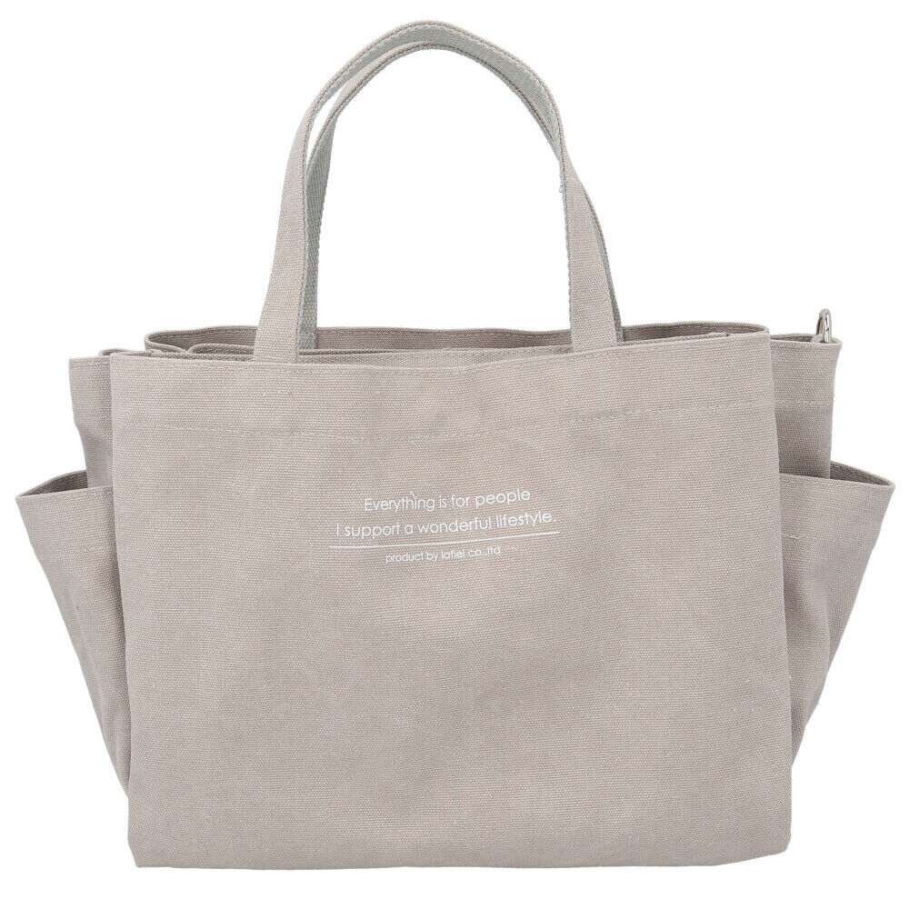 BACKYARD FAMILY「Lafiel ラフィール トートバッグ プリント ポケット 大きめ 通販 トートバック トート」|トートバッグ|グレー1